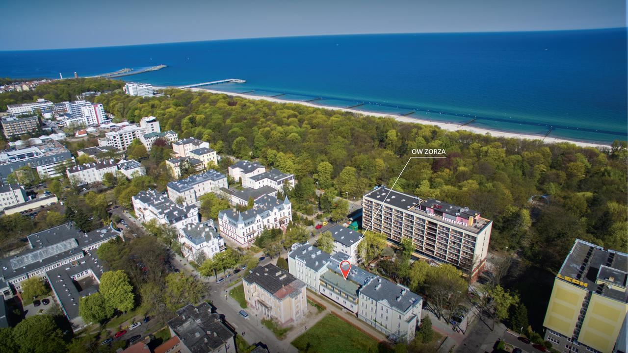 Hotel Zorza Колобжег Экстерьер фото